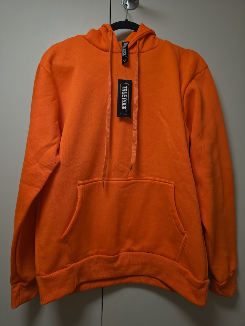 TRUE ROCK Bright Orange Pullover Hooded Sweatshirt